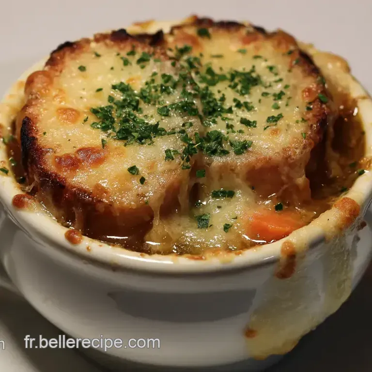 Soupe &agrave; l Oignon Gratin&eacute;e