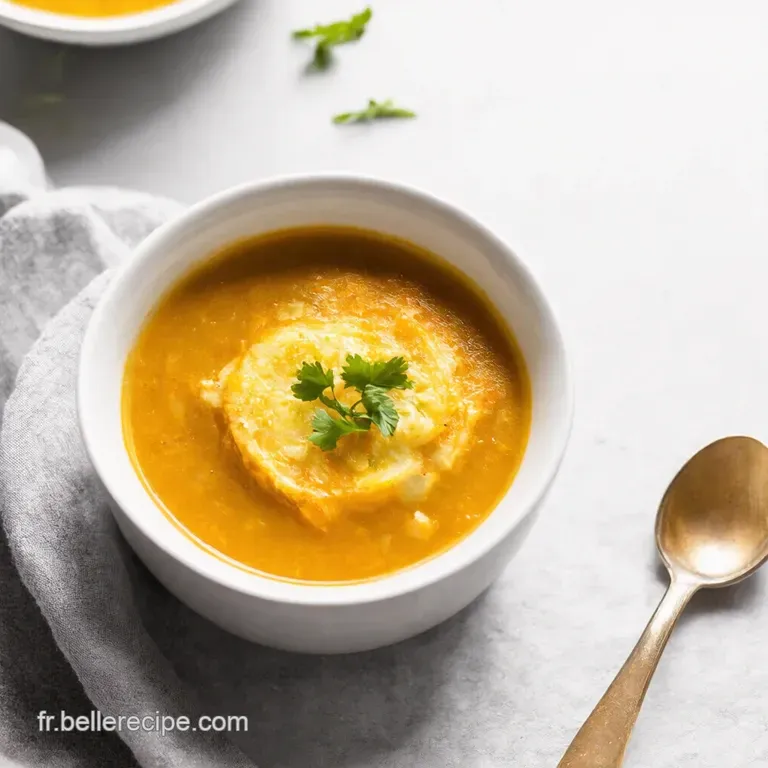 Soupe &agrave; lOignon Gratin&eacute;e Authentique