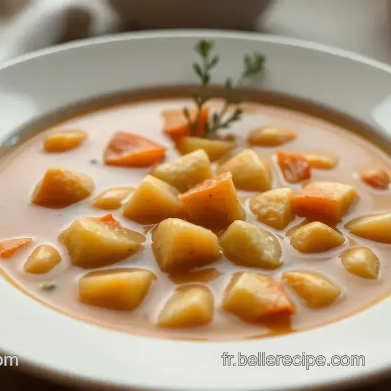 Soupe de Ch&acirc;taigne et Potiron