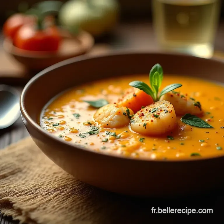 Soupe De Poisson Facile Un Go&ucirc;t De La M&eacute;diterran&eacute;e &Agrave; La Maison presentation