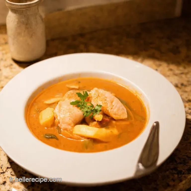 Soupe De Poisson Savoureuse Un Air De Bouillabaisse Facile presentation