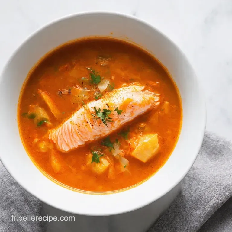 Soupe de Poisson Savoureuse Un Air de Bouillabaisse Facile