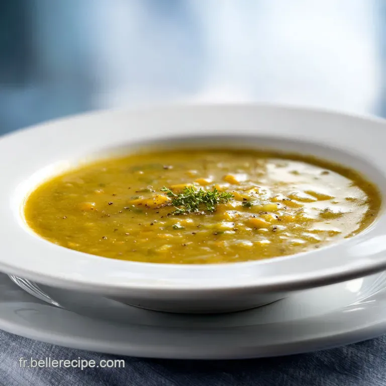 Soupe de Pois Cass&eacute;s Fa&ccedil;on Campagnarde Traditionnelle