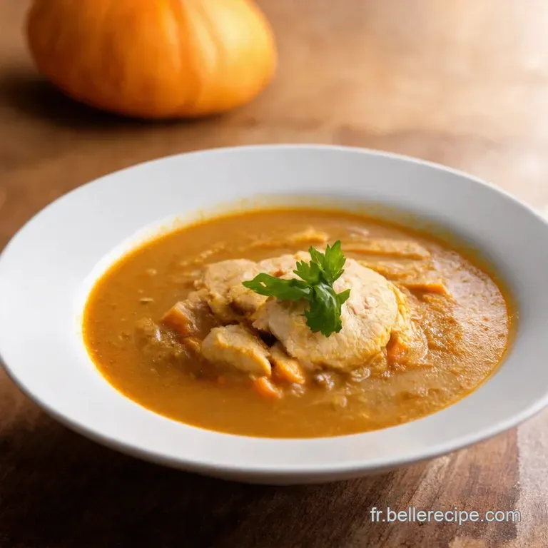 Soupe Velout&eacute;e De Topinambours &Agrave; La Daurade Cach&eacute;e presentation