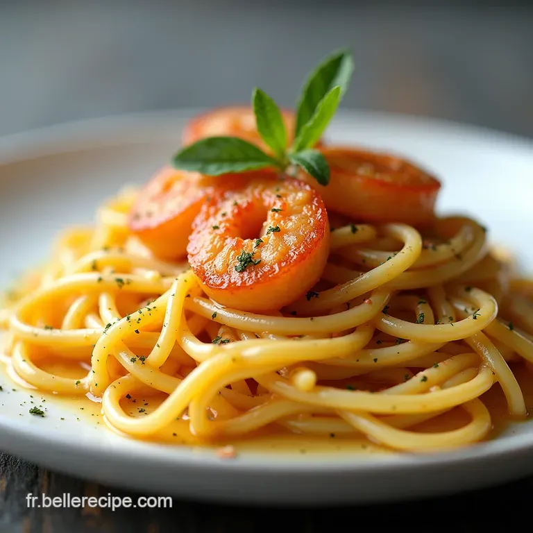 Les Fines Bulles de la Mer Spaghetti Cr&eacute;meux au Saumon Fum&eacute; Aneth Frais et Zeste de Citron