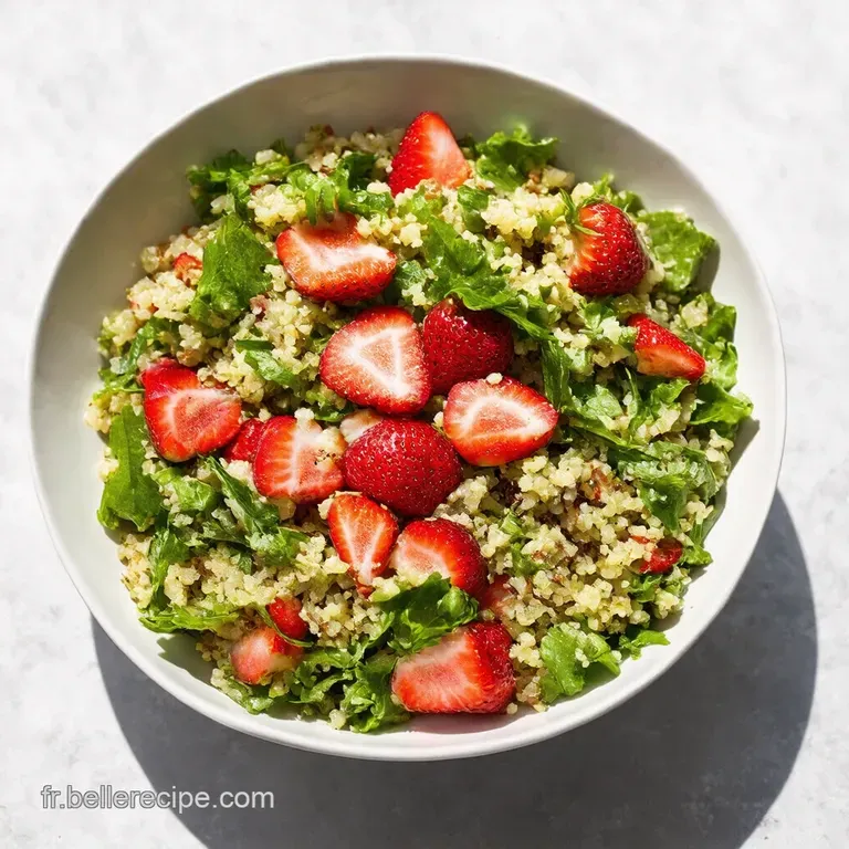 Taboul&eacute; Fraise Boulgour Une Salade Surprenante