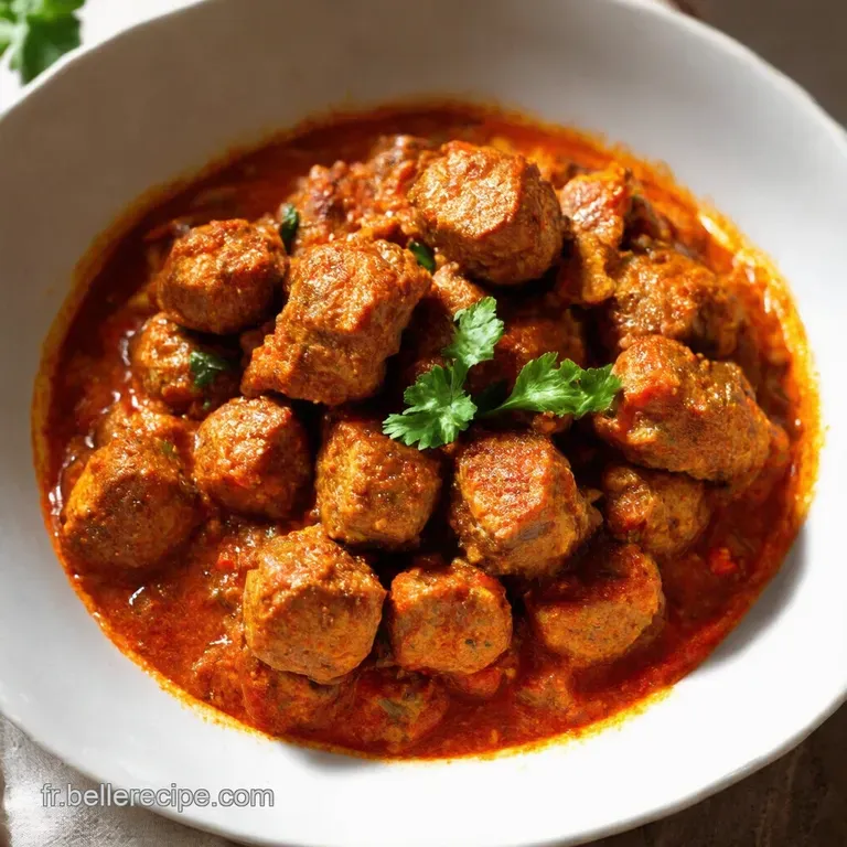Tajine de Kefta aux &OElig;ufs Poch&eacute;s Un D&eacute;lice Marocain