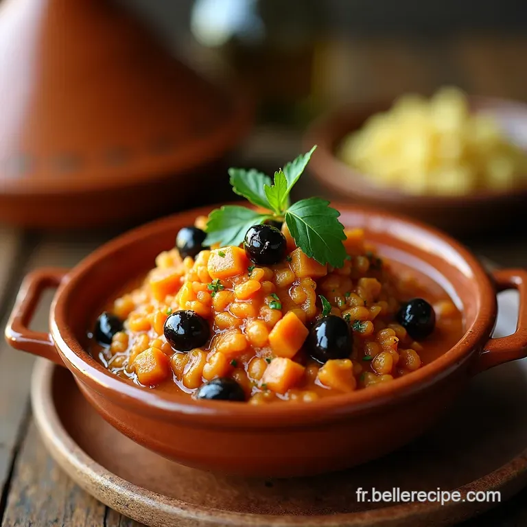 Tajine de Poulet aux Olives et Citron Confit