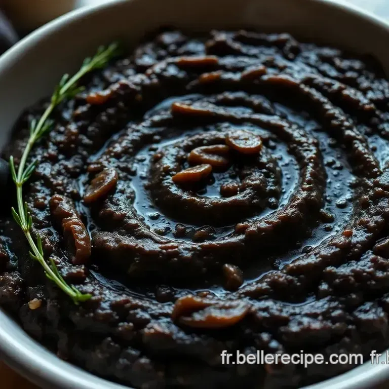 Tapenade Noire Authentique &ndash; La p&acirc;te d&rsquo;olive embl&eacute;matique de Provence