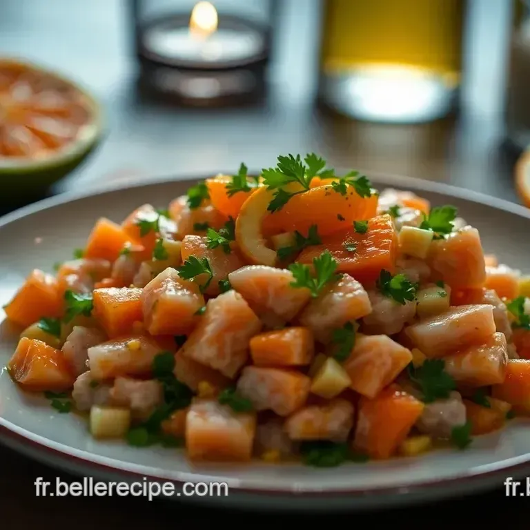 Tartare de Saumon aux Agrumes