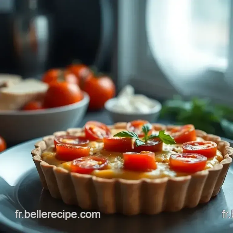 Tarte &agrave; la Moutarde et Tomates