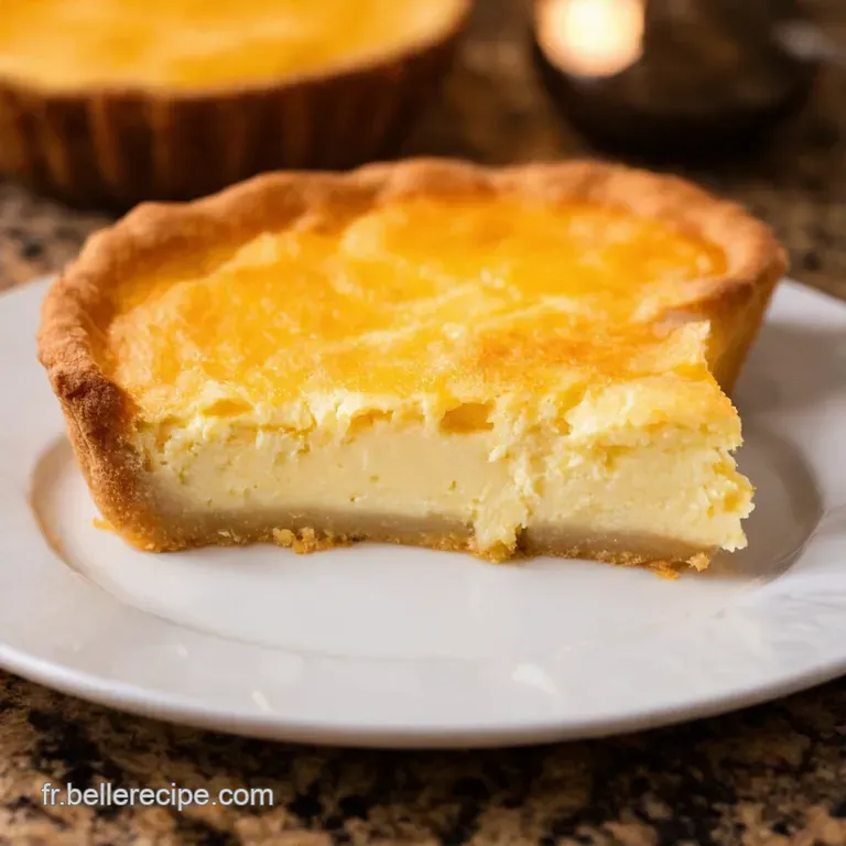 Tarte Alsacienne Au Fromage Blanc presentation