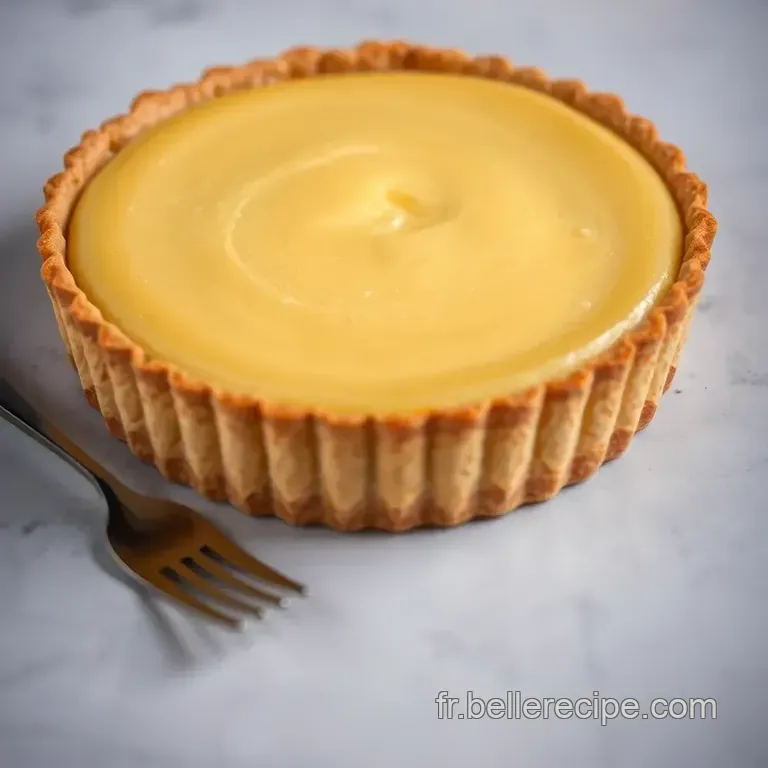 Tarte Amandine &Agrave; La Frangipane presentation