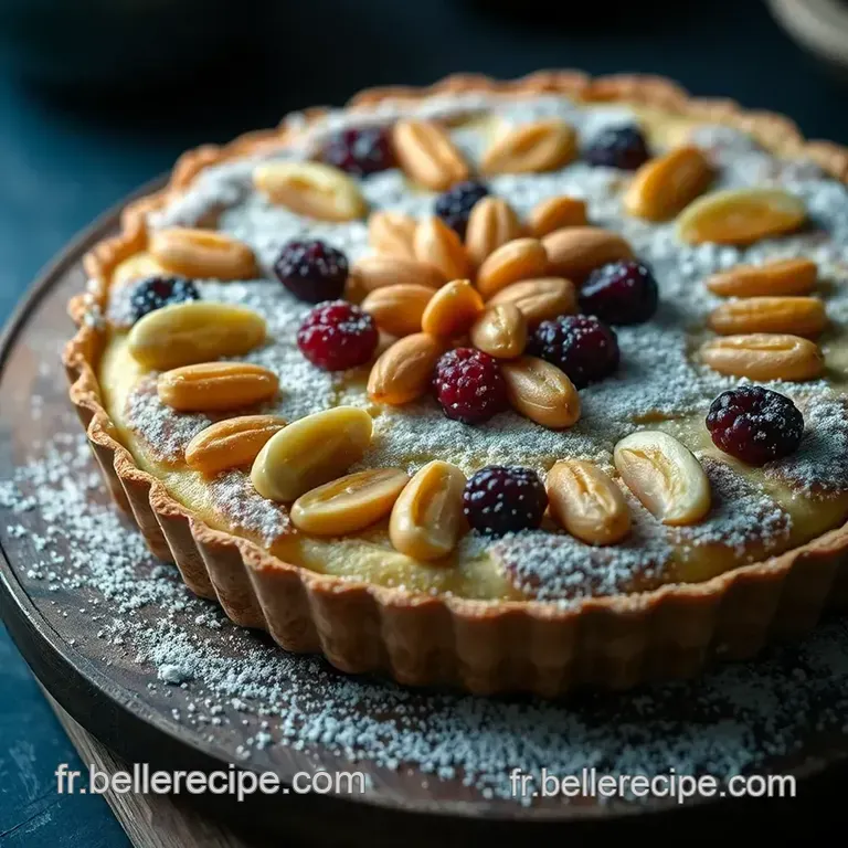 Tarte Aux Amandes Et Fruits D&rsquo;&eacute;t&eacute; presentation