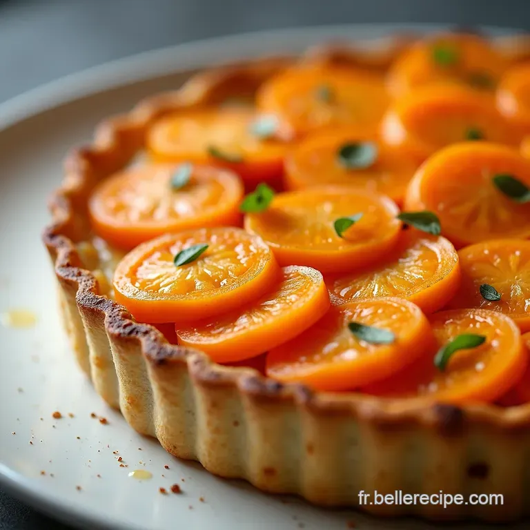 Tarte aux Carottes Gourmande Noix et &Eacute;pices Douces