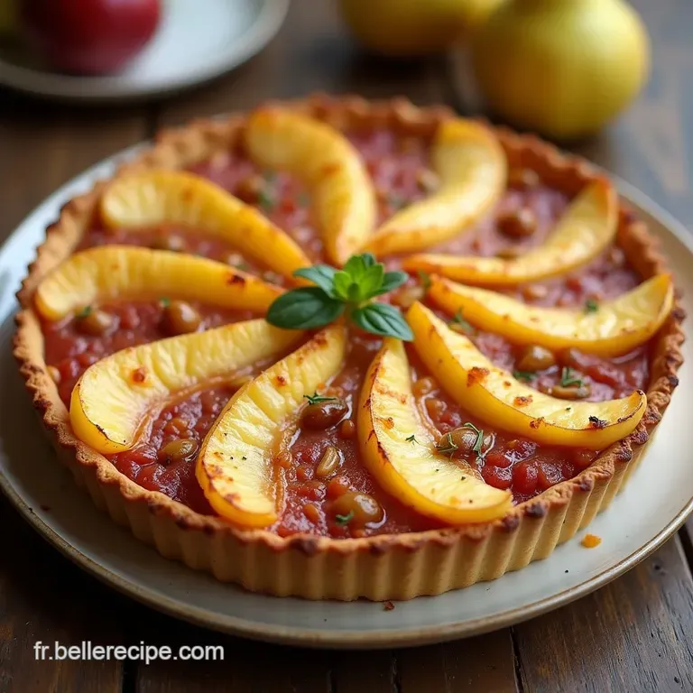 La Divine Tarte Bourgeoise aux Figues Fra&icirc;ches et Amandes Grill&eacute;es