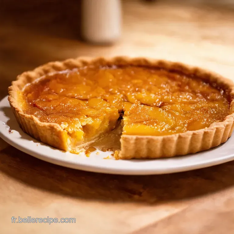 Tarte Aux Mirabelles Au Rhum a Taste of Lorraine presentation