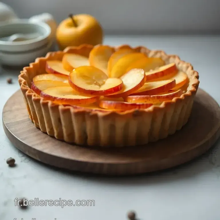 Tarte Aux Pommes Facile presentation