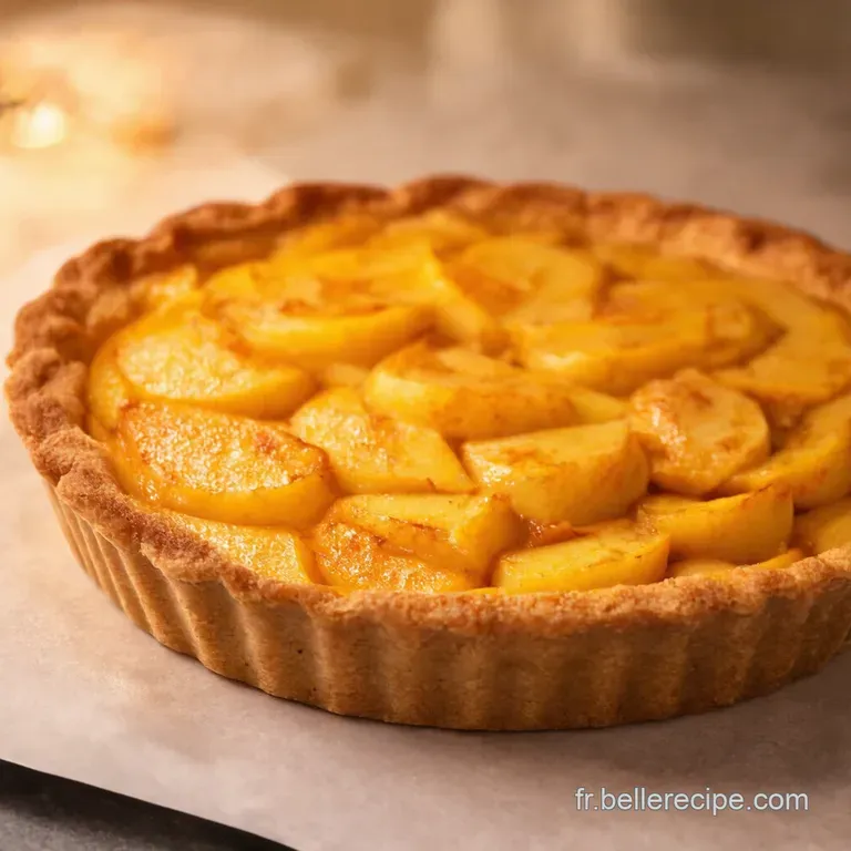 Tarte Aux Pommes Rustique &Agrave; La Fran&ccedil;aise presentation