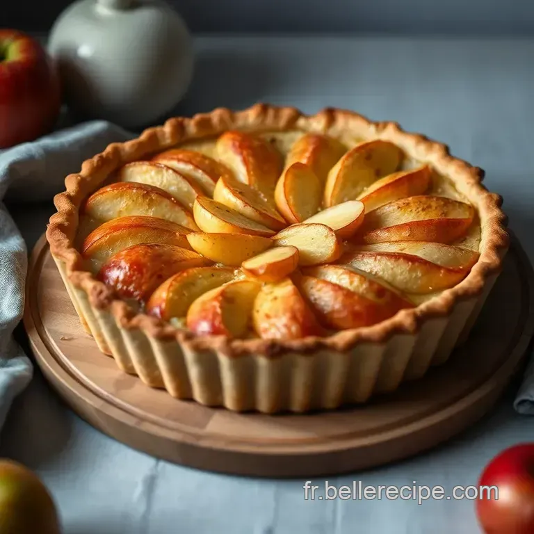 Tarte Aux Pommes Simplifi&eacute;e presentation