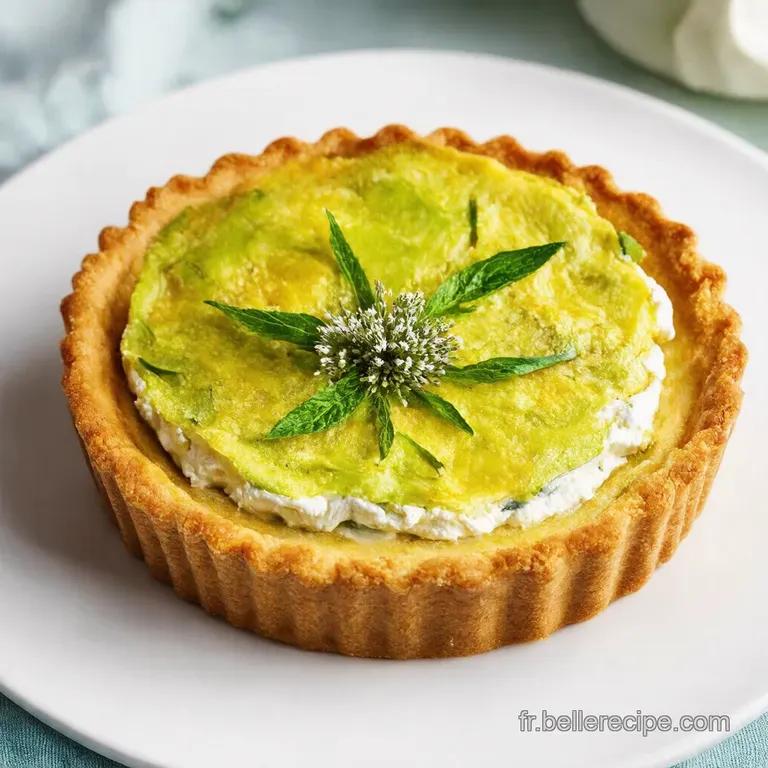 Tarte Bouquet de Courgettes au Mascarpone