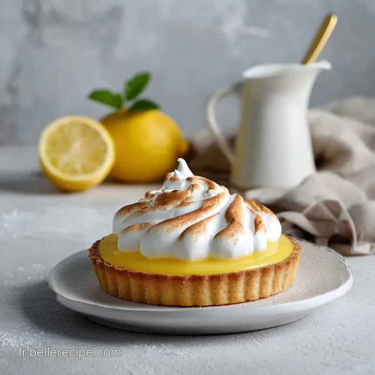 Tarte au Citron Meringu&eacute;e : Le Classique Intemporel