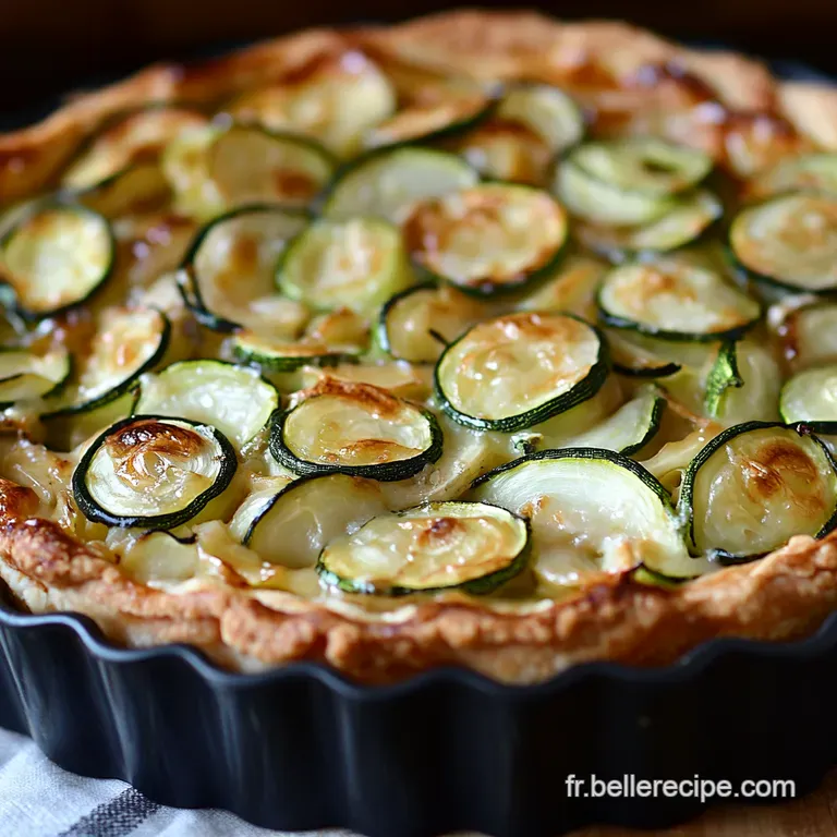 Tarte Courgettes et Oignons &agrave; la Proven&ccedil;ale