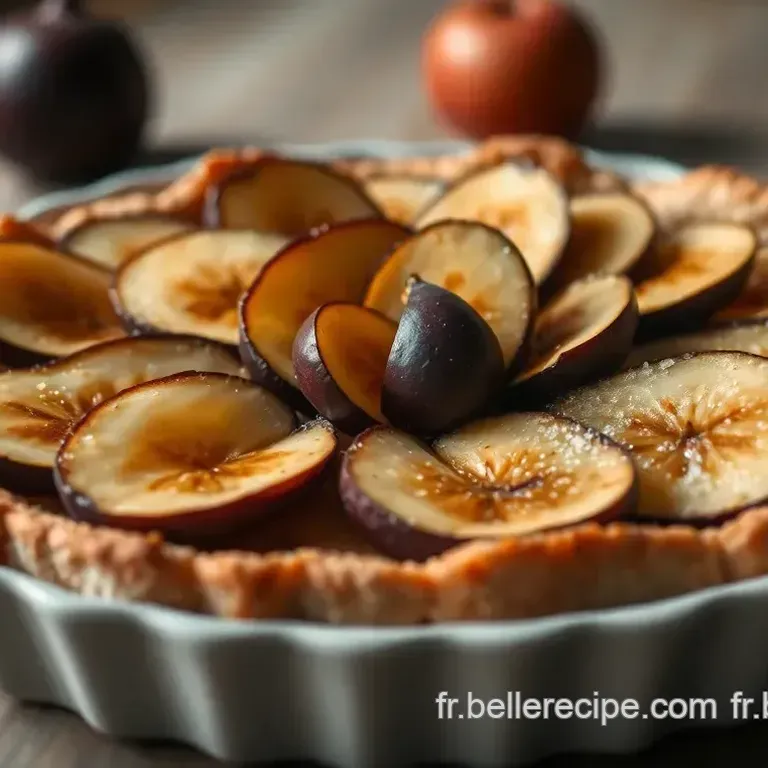 Tarte Figues Caram&eacute;lis&eacute;es et Frangipane