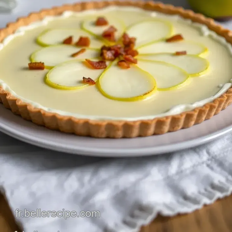 Tarte Fine Aux Poireaux Lardons Et Mascarpone presentation