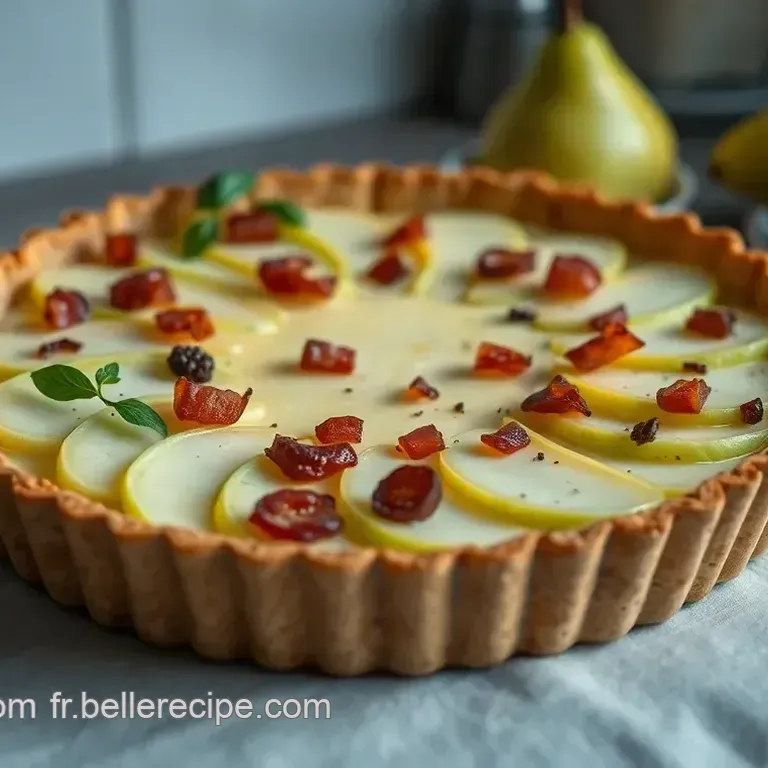 Tarte Fine aux Poireaux Lardons et Mascarpone