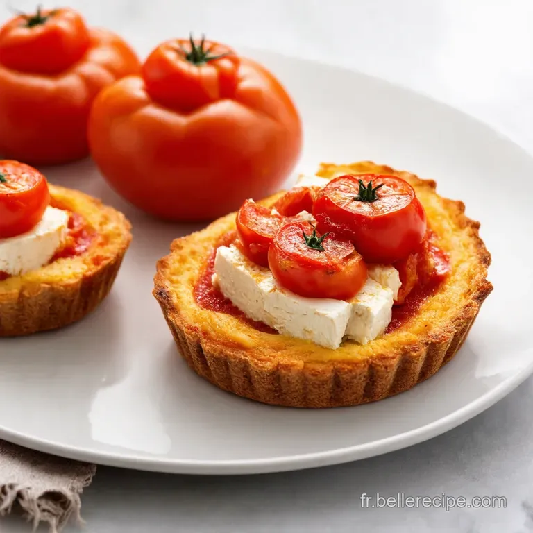 Tarte Fine aux Tomates et Ch&egrave;vre Frais