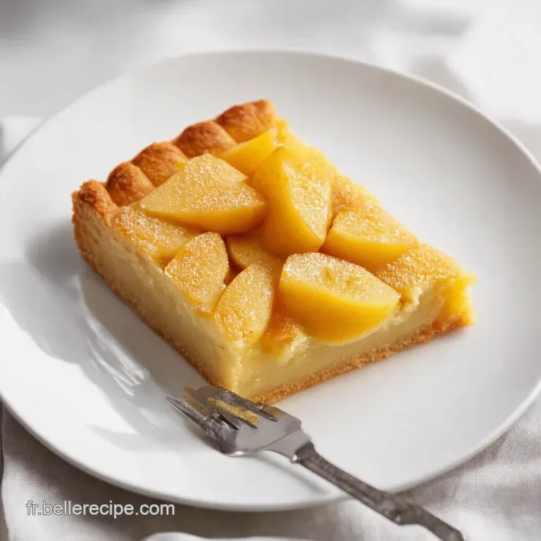 Tarte Fondante PommeMascarpone Un D&eacute;lice Automnal