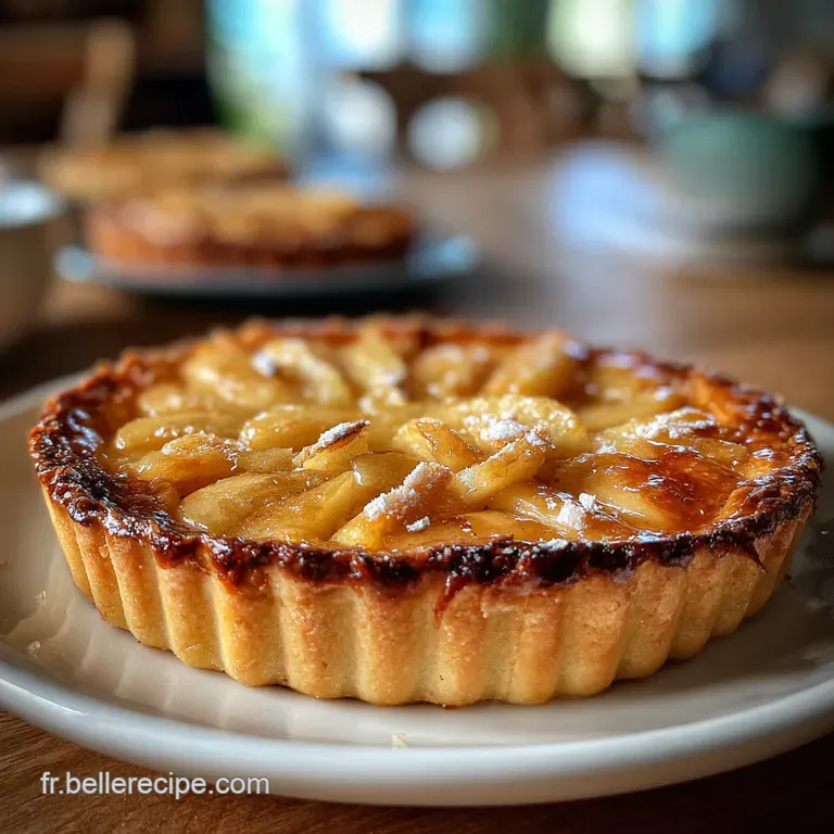 Tarte Normande Classique aux Pommes et au Calvados