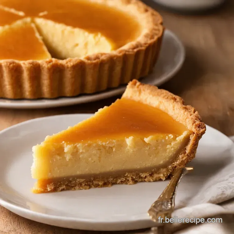 Tarte Normande Revisitee Pomme Noisette Vanille Caramel Au Beurre Sal&eacute; presentation