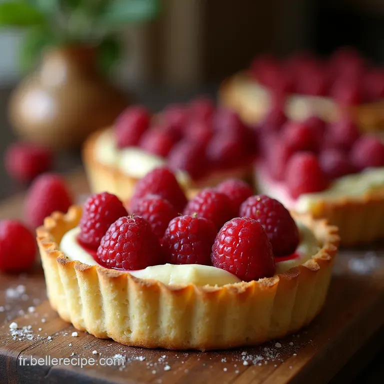 La Fugue Estivale Tarte Fine Aux P&ecirc;ches M&ucirc;res Framboises Fra&icirc;ches presentation