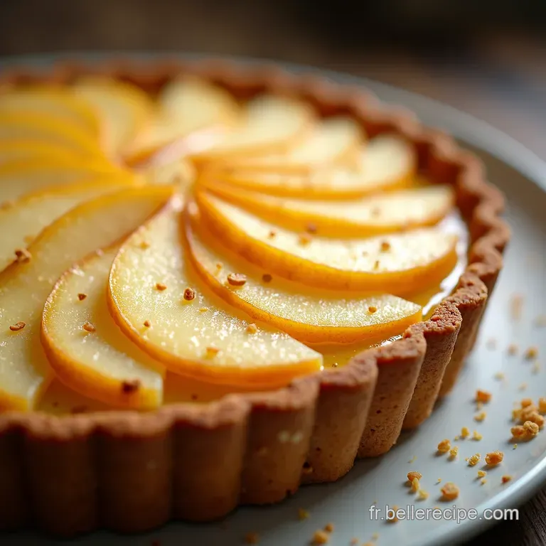 Tarte Poire Amandine un Classique Revisit&eacute;