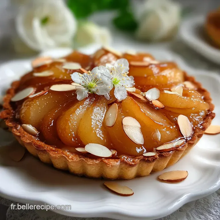 Recette de Tarte aux Poires &agrave; la Poudre d Amande