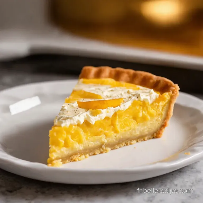 Tarte Pommes Mascarpone Fondante presentation