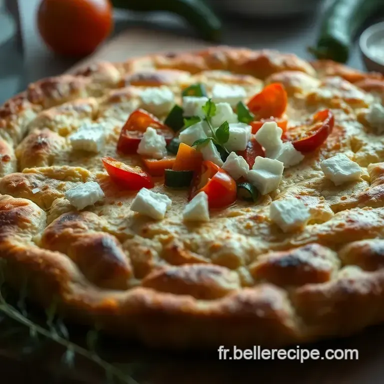 Tarte Proven&ccedil;ale Aux L&eacute;gumes R&ocirc;tis Et Feta presentation