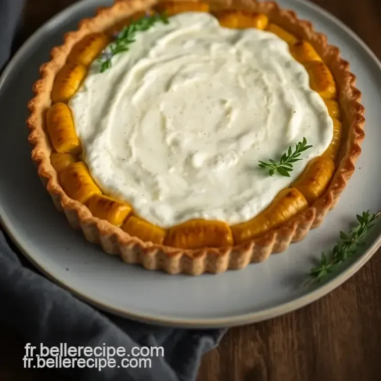 Tarte Rustique Aux L&eacute;gumes Et Mascarpone Sal&eacute; presentation