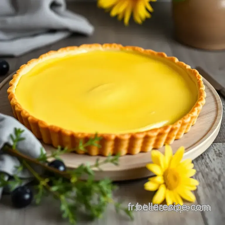 Tarte Soleil Proven&ccedil;ale Au Mascarpone presentation