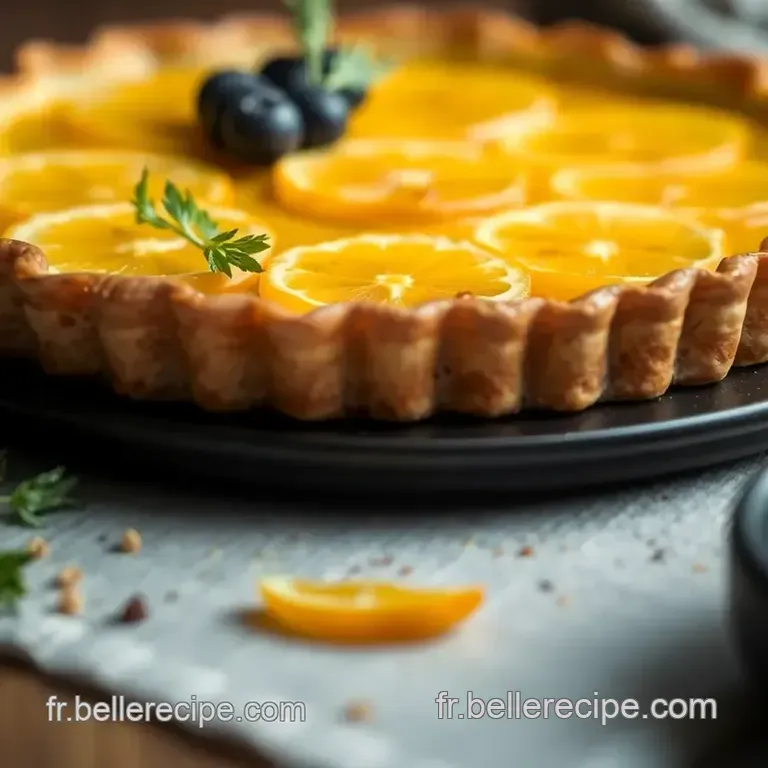 Tarte Soleil Proven&ccedil;ale Aux Olives Et Herbes presentation