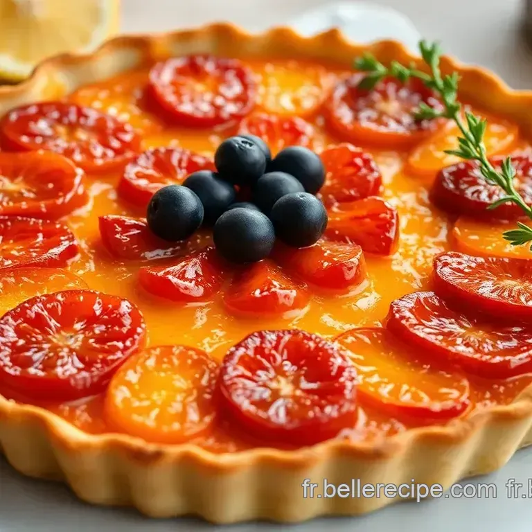Tarte Soleil Proven&ccedil;ale aux Olives et Herbes