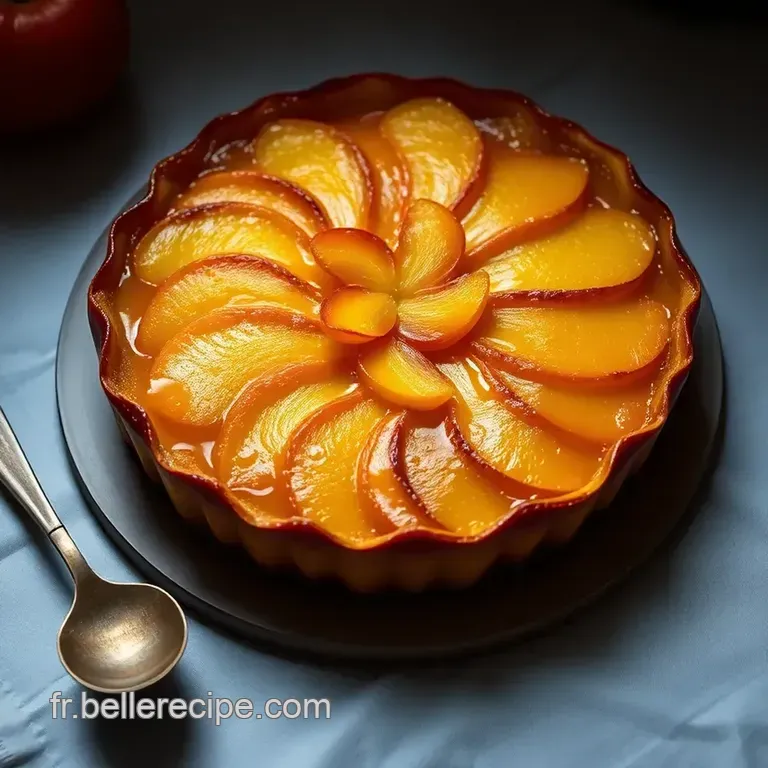 Tarte Tatin Aux Pommes Caram&eacute;lis&eacute;es presentation