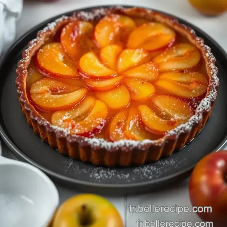 Tarte Tatin Aux Pommes presentation