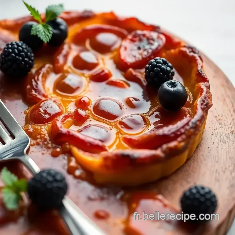 Tarte Tatin Aux Pommes Sans Gluten presentation
