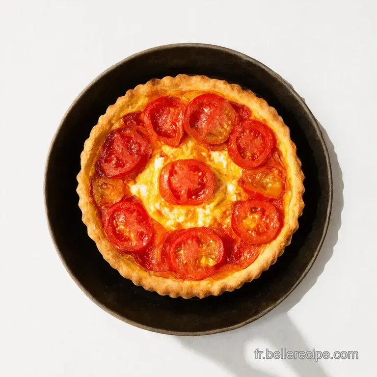 Tarte Tatin aux Tomates et Ch&egrave;vre Frais