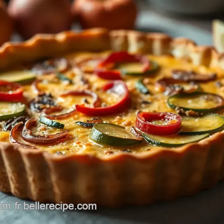 Tarte V&eacute;g&eacute;tale aux Couleurs d Automne