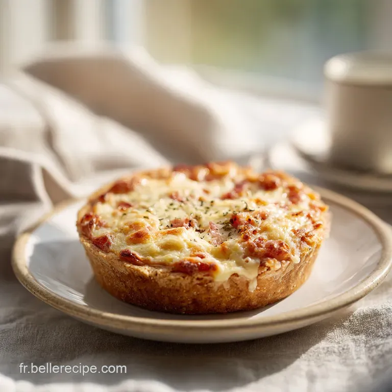 Tarte &agrave; la viande hach&eacute;e et fromage fondant