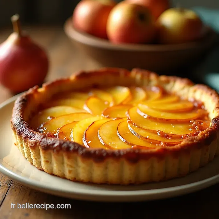 Tarteflan Aux Pommes Lancienne presentation